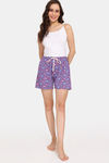 Rosaline Joy Sticks Knit Cotton Shorts (Pack of 2) - Purple Pink — thumbnail 10